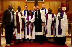 The Baraka Team from Kajiado, Kenya, with St Paul's clergy and staff.